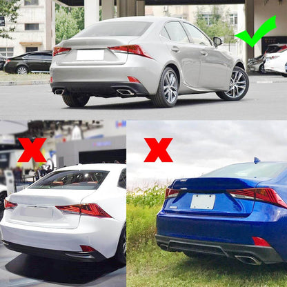 Rear Bumper Diffuser (for Base/F-Sport 2016-2020, Carbon) for Lexus IS 2013- - image 9