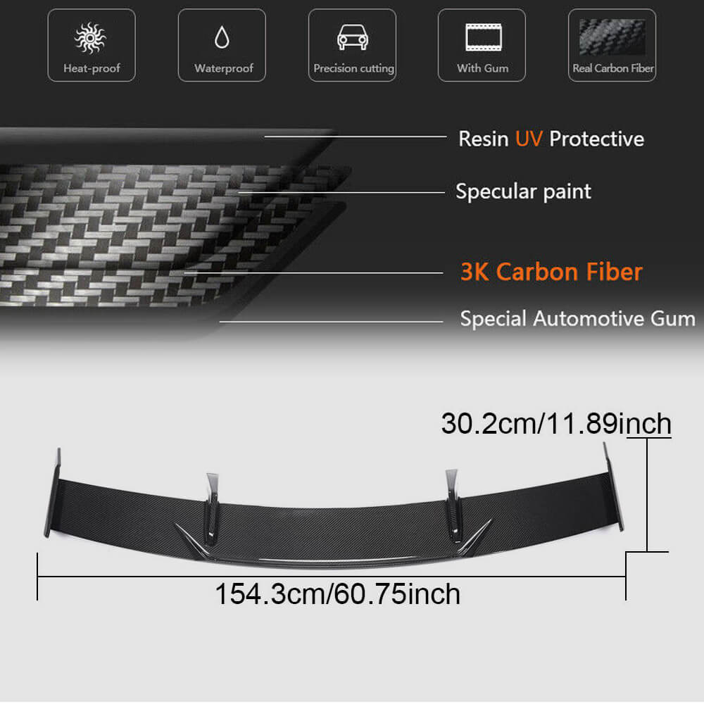 Spoiler V1 (for G80, Carbon) for BMW 3 Series G20/21 2018- - image 7