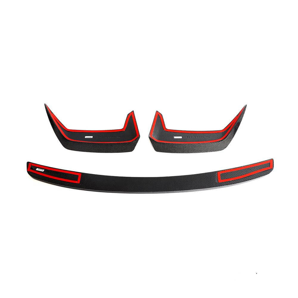 Rear Roof Spoiler Carbon Fiber for Audi Q8 2018- - image 7