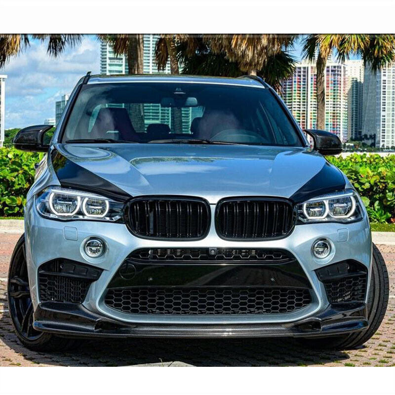 Front Bumper Lip V2 for F86, Carbon for BMW X6 F-16 2014-2019 - image 7