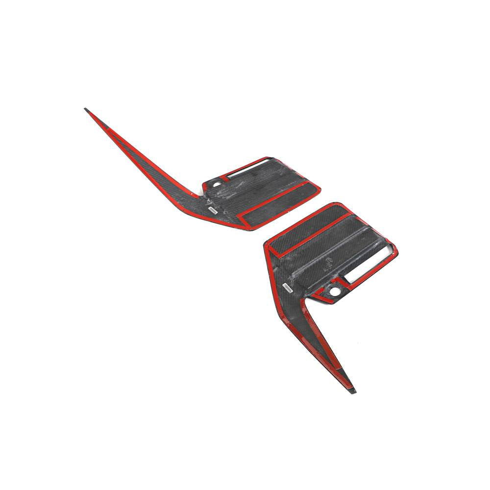 Rear Bumper Splitters V1 (for G87, Carbon) for BMW 2 Series G42 2021- - image 7