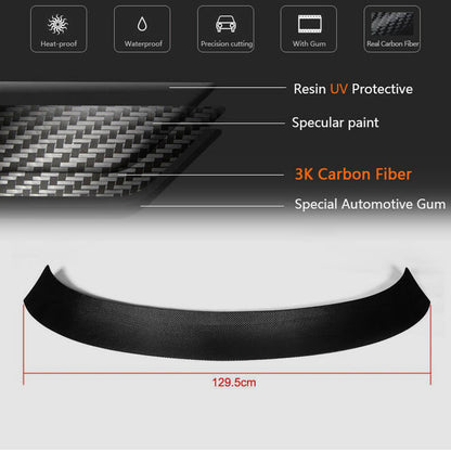 Rear Trunk Spoiler Carbon Fiber V1 (for F34) for BMW 3 series F-30/31/34 2012-2019 - image 7