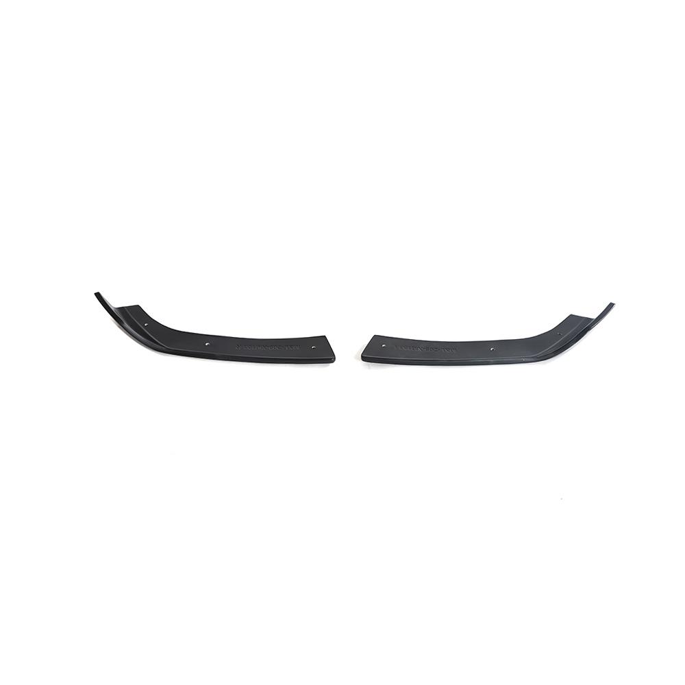 Front Bumper Splitters Carbon Fiber V1 (for M-Sport) for BMW 3 series F-30/31/34 2012-2019 - image 7