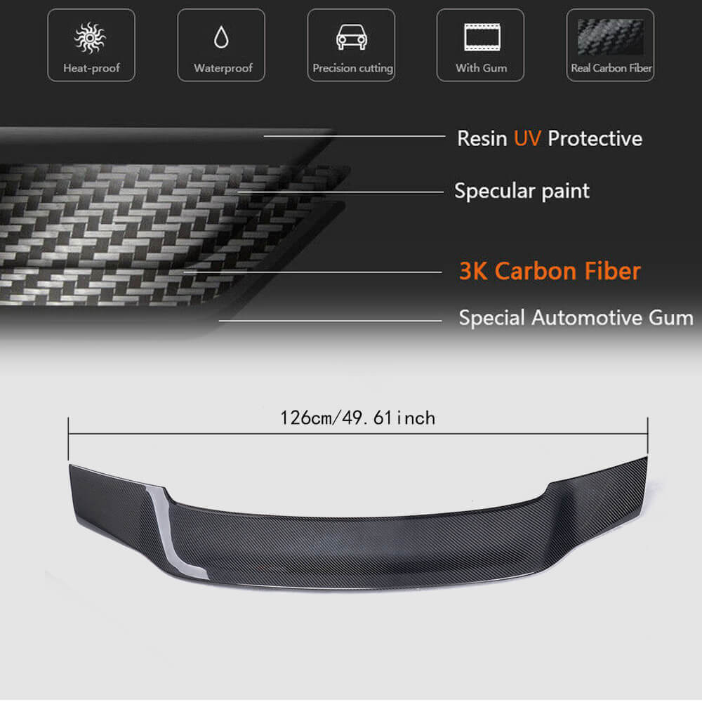 Spoiler V2 (for SD, Carbon) for Mercedes CLS C218 2011-2018 - image 7