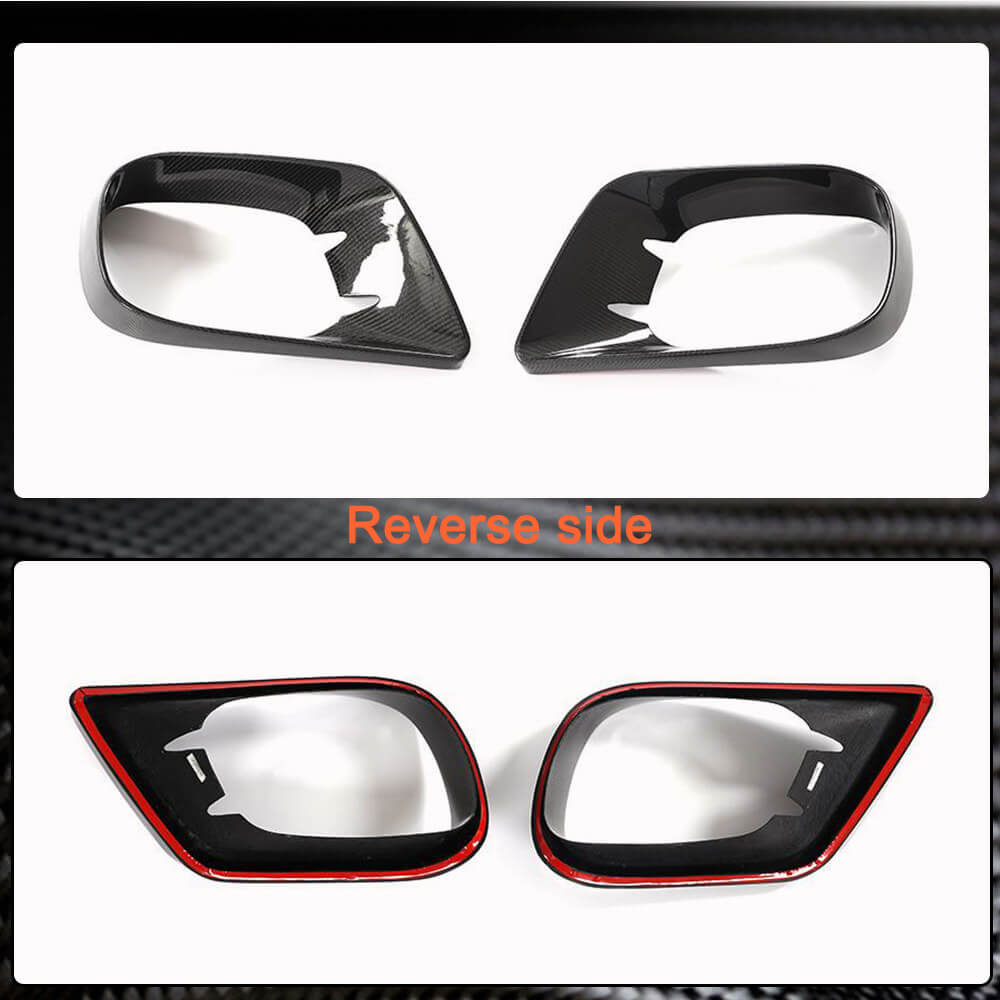 Covers on the front bumper (for AMG-Line 2017-2019, Carbon) for Mercedes E-class coupe C238 - image 7