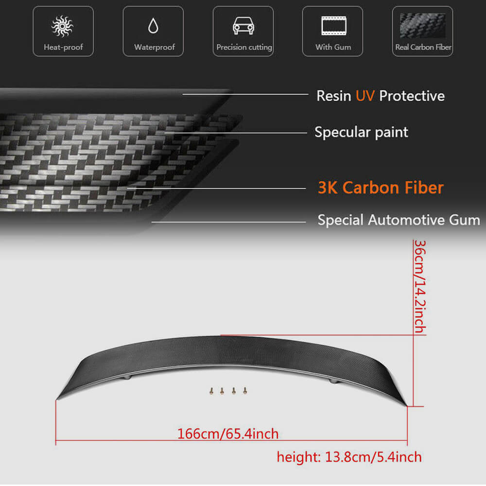 Spoiler V1 (Carbon) for Audi R8 2006-2015 - image 7