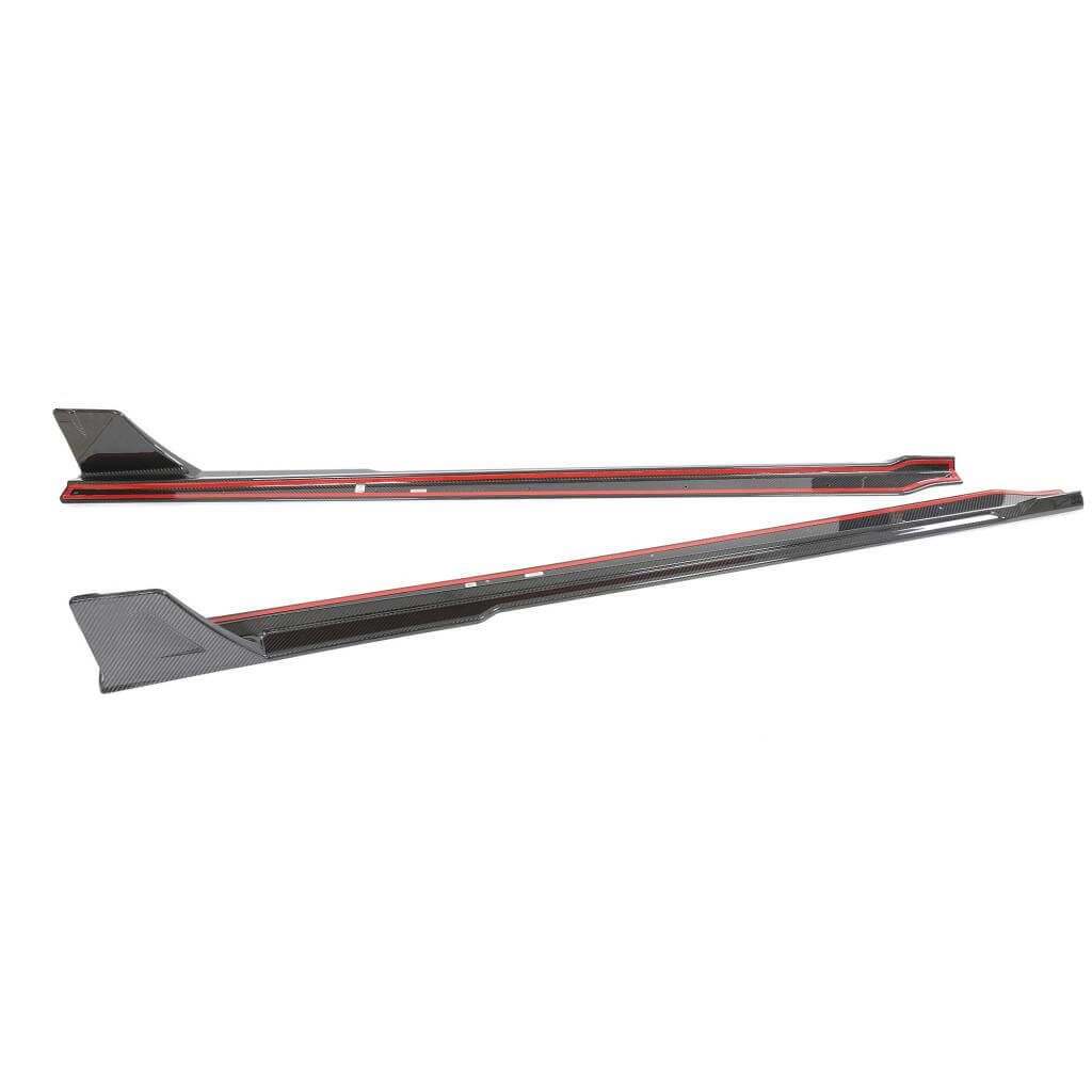 Side Skirt Extensions V1 (for G87, Carbon) for BMW 2 Series G42 2021- - image 7