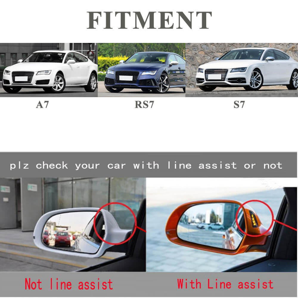 Mirror Covers (Carbon) for Audi A7 2010-2018 - image 7