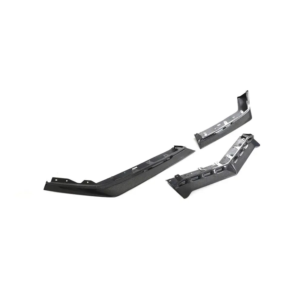 Front Bumper Lip Spoiler (for Z06, 2020-2024, Carbon) for Chevrolet Corvette C8 2019- - image 7