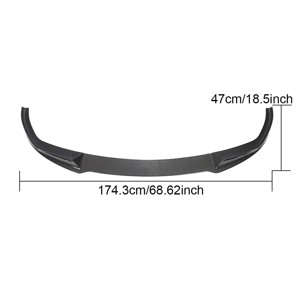 Front Bumper Lip V5 (for M-Sport 2018-2022, Carbon) for BMW 3 Series G20/G21 2018- - image 7