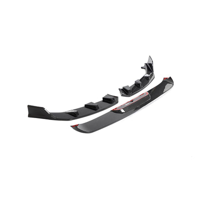 Front Bumper Lip Dry Carbon Fiber V4 (for G87) for BMW 2 Series G42 2021- - image 7