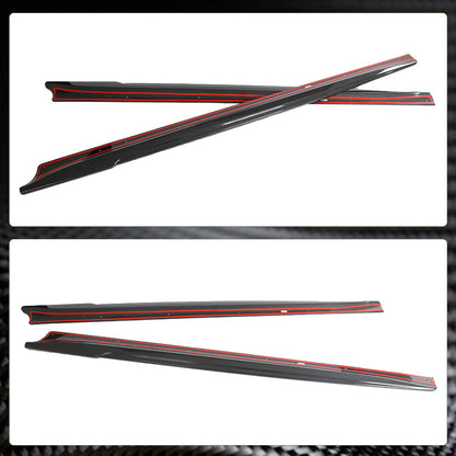 Side Skirts Dry Carbon Fiber V1 (2023-2025) for Tesla Model 3 - image 7