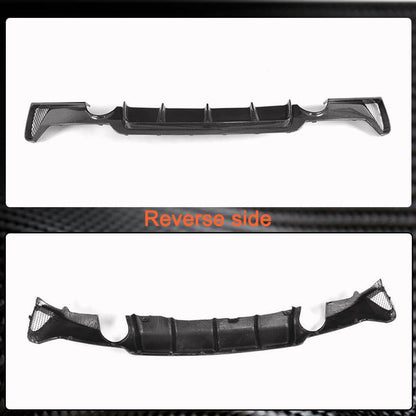 Rear Bumper Diffuser Carbon Fiber V4 (M-Sport) for BMW 4 series F-32 2012-2020 - image 7