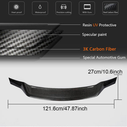 Spoiler (SD, Carbon) for Mazda 6 2012-2024 - image 7