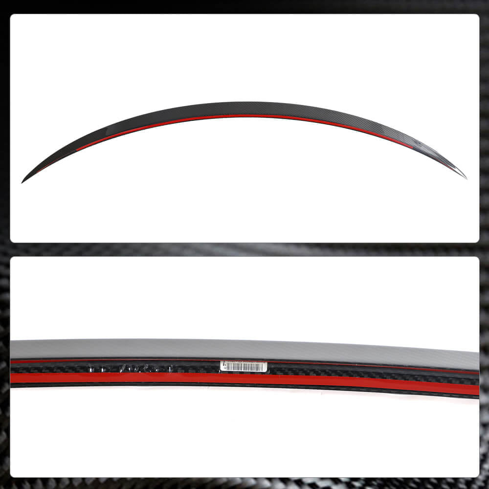 Rear Trunk Spoiler Dry Carbon Fiber V2 (2023-2025) for Tesla Model 3 - image 7