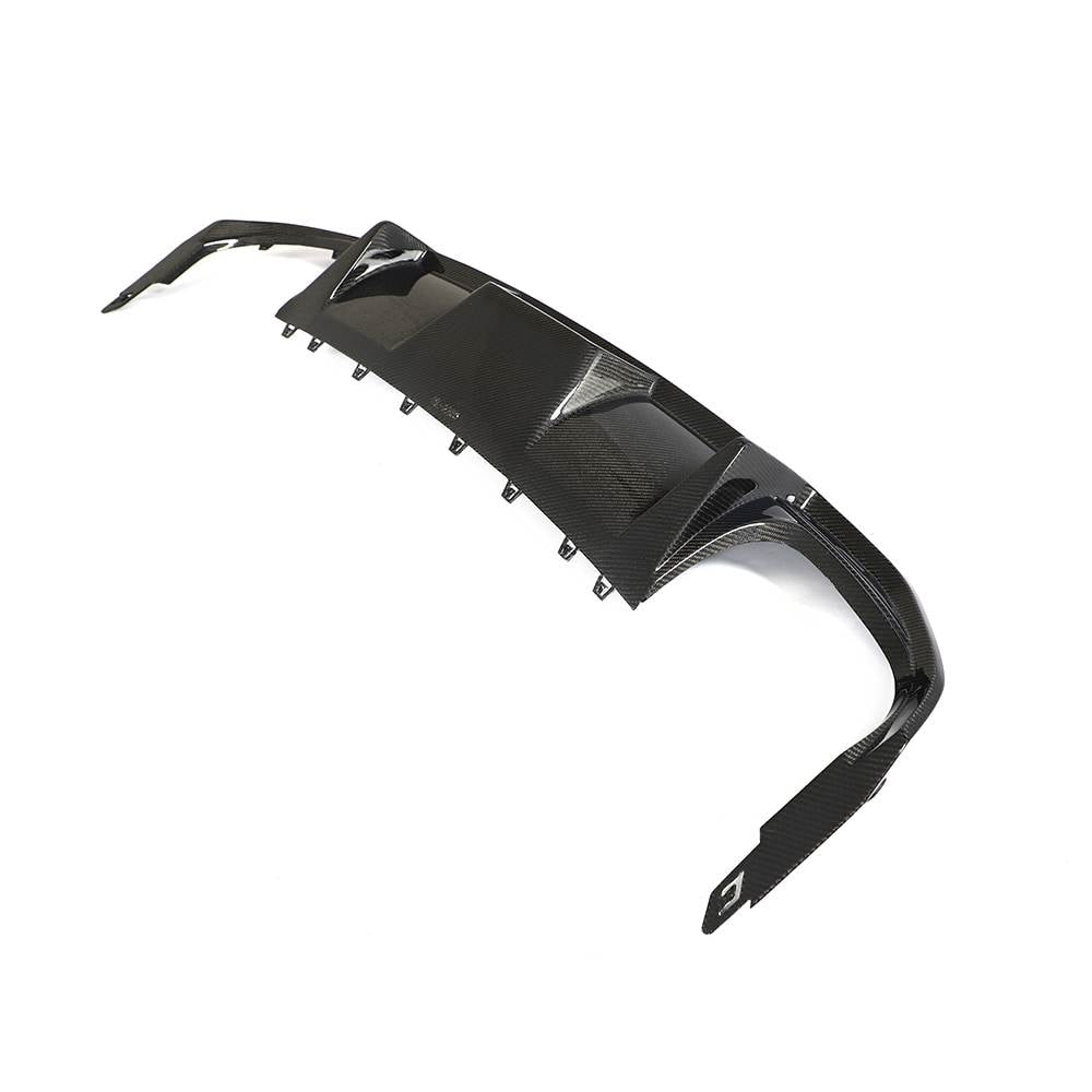 Rear bumper diffuser V1 (for S-Line Sedan 2020-2023, Carbon) for Audi A3 2020- - image 7