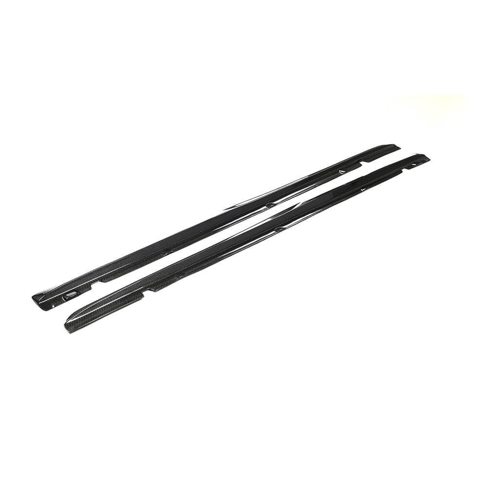 Side Skirts V4 (for C43/C63 AMG 2015-2019, Carbon) for Mercedes C-сlass W205 2014-2021 - image 7