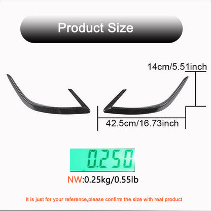 Cover on the rear bumper (2017-2020, Carbon) for Kia Stinger - image 7
