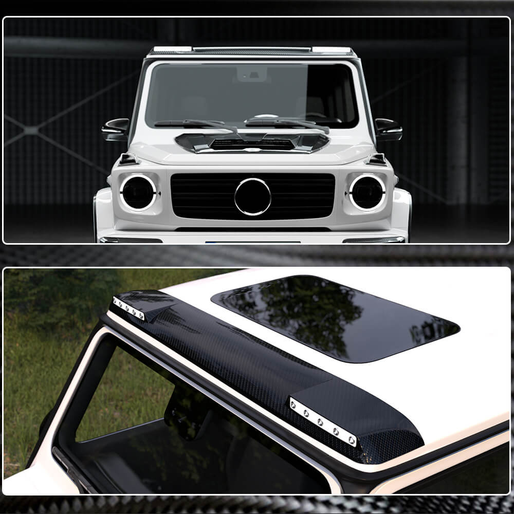 AMG-Design Rear Spoiler (for 2004-2018, Carbon) for Mercedes G сlass W463 1990-2018 - image 7