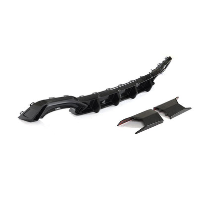 Rear Bumper Diffuser Dry Carbon Fiber for Audi A6 C8 2018- - image 7