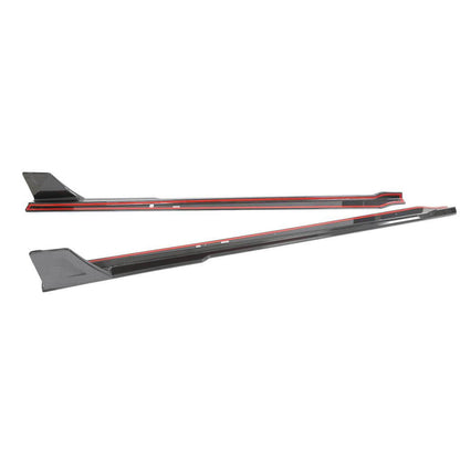 Side Skirt Extensions V1 (for G87, Carbon) for BMW 2 Series G42 2021- - image 7