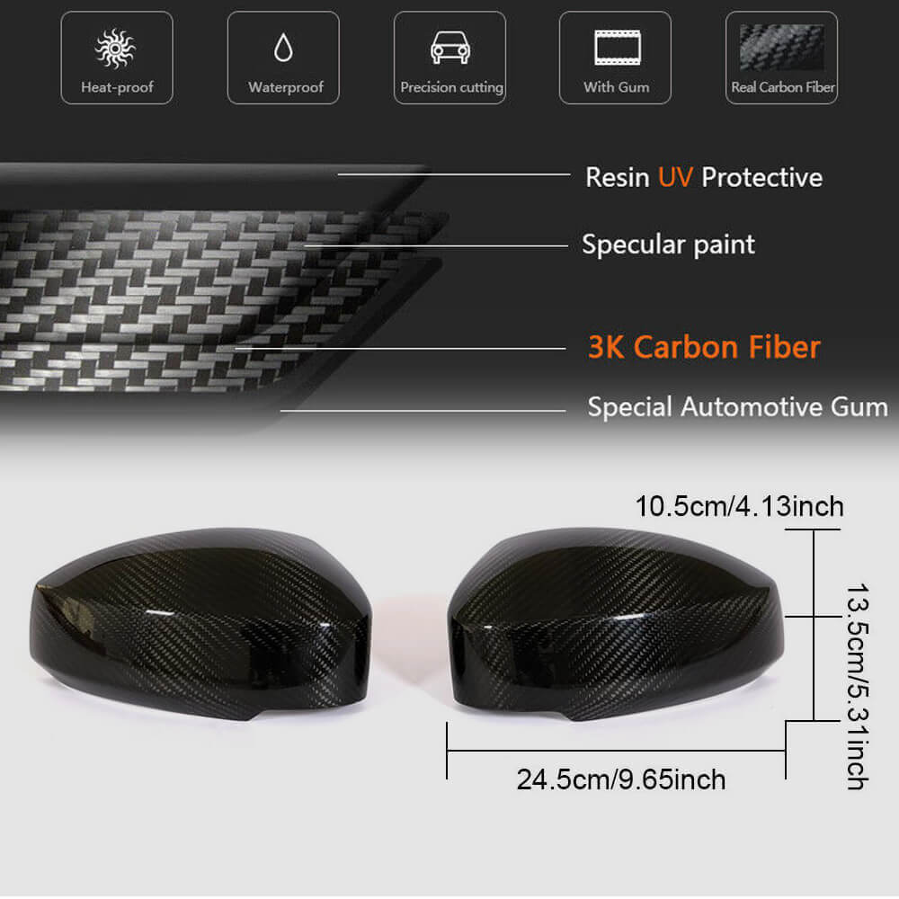 Carbon Mirror Covers (2003-2006) for Nissan 350Z 2002-2009 - image 7