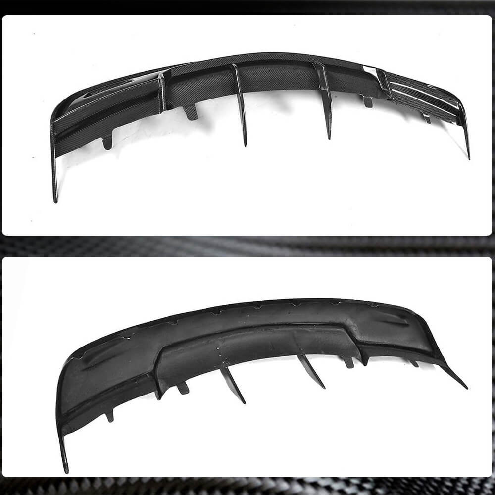 Rear Bumper Diffuser Carbon Fiber V1 for Tesla Model S - image 7
