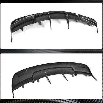 Rear Bumper Diffuser Carbon Fiber V1 for Tesla Model S - image 7