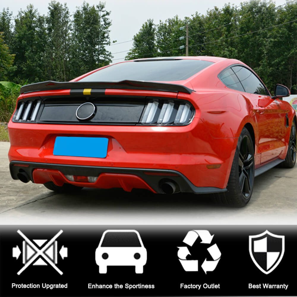 Spoiler V4 (Carbon) for Ford Mustang 2015-2023 - image 7