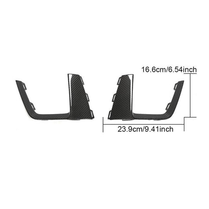 Fog light trim covers V3 (for S-Line Sedan 2015-2019, Carbon) for Audi A4 B9 2015-2024 - image 7