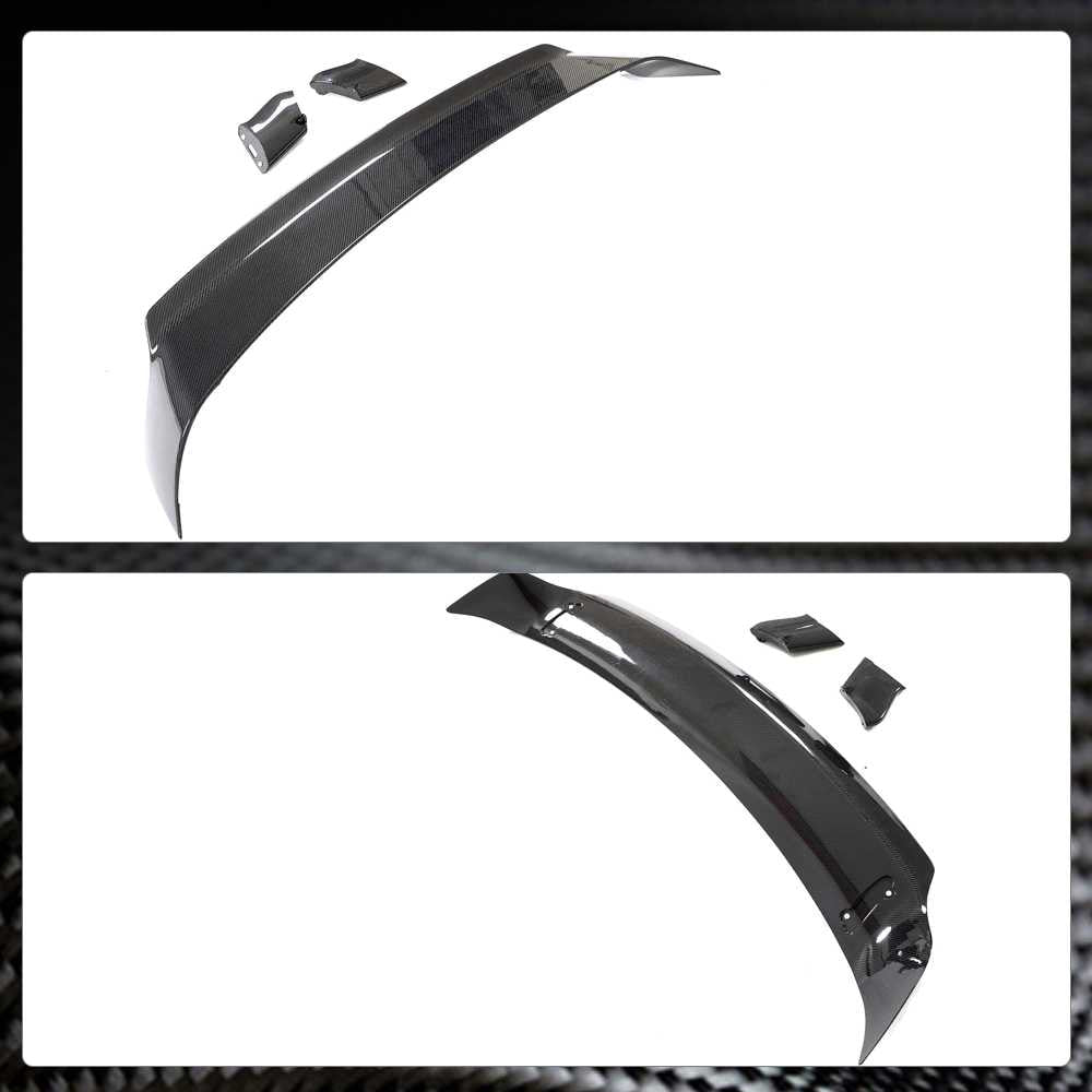 Rear Trunk Spoiler Carbon Fiber V5 for BMW 2 Series G42 2021- - image 7