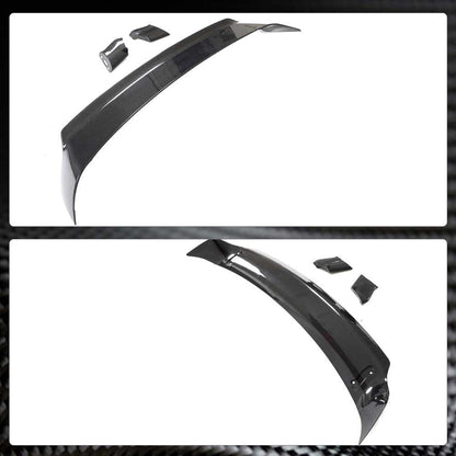 Rear Trunk Spoiler Carbon Fiber V5 for BMW 2 Series G42 2021- - image 7