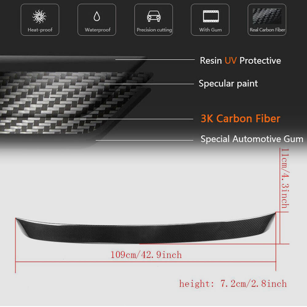 Carbon SD Visor (for G37 2009-2013, G25 2011-2012) for Infiniti G25/G35/37 (V36/CV36) 2006-2015 - image 7