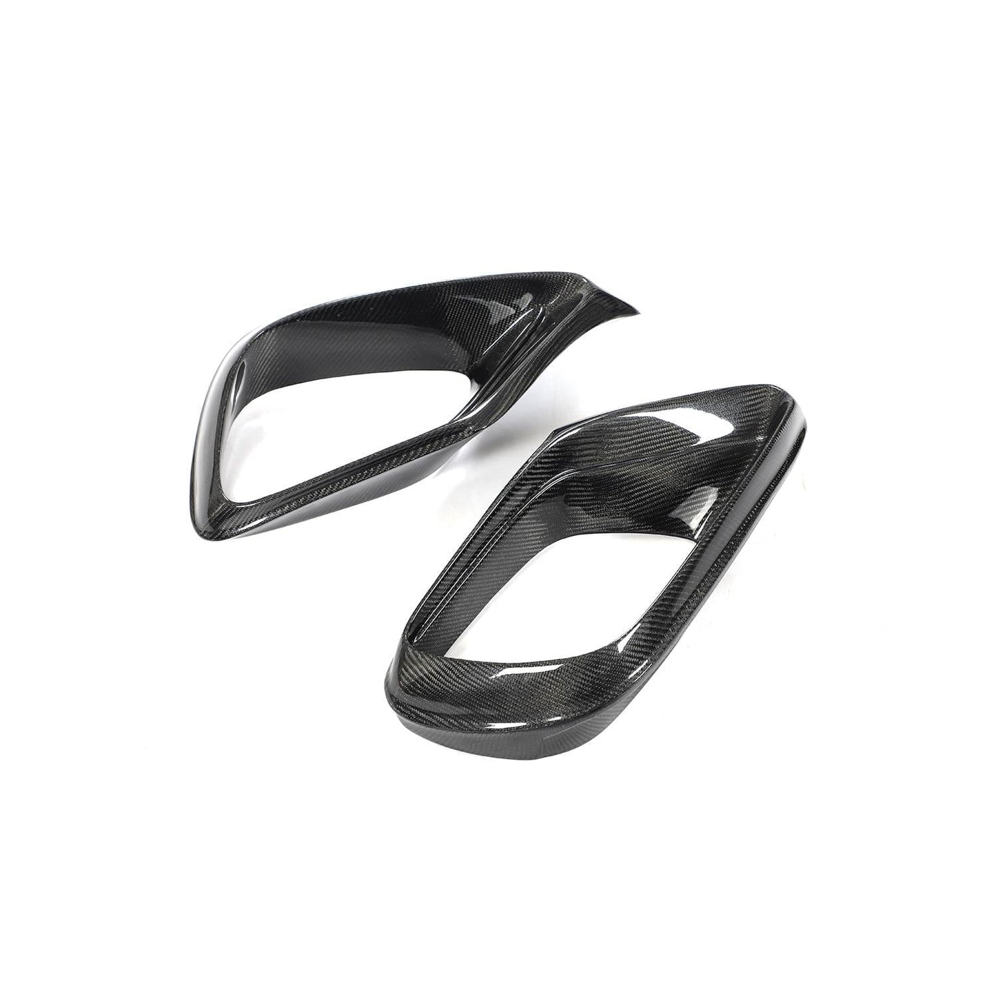 Covers on the front bumper (for E63 AMG 2016-2019, Carbon) for Mercedes E-class W213 2016-2023 - image 7