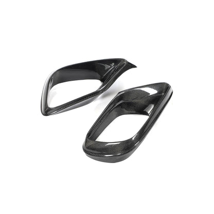 Covers on the front bumper (for E63 AMG 2016-2019, Carbon) for Mercedes E-class W213 2016-2023 - image 7