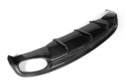 Rear Bumper Diffuser V2 (for S-Line, 2010-2014, Carbon) for Audi A7 2010-2018 - image 7