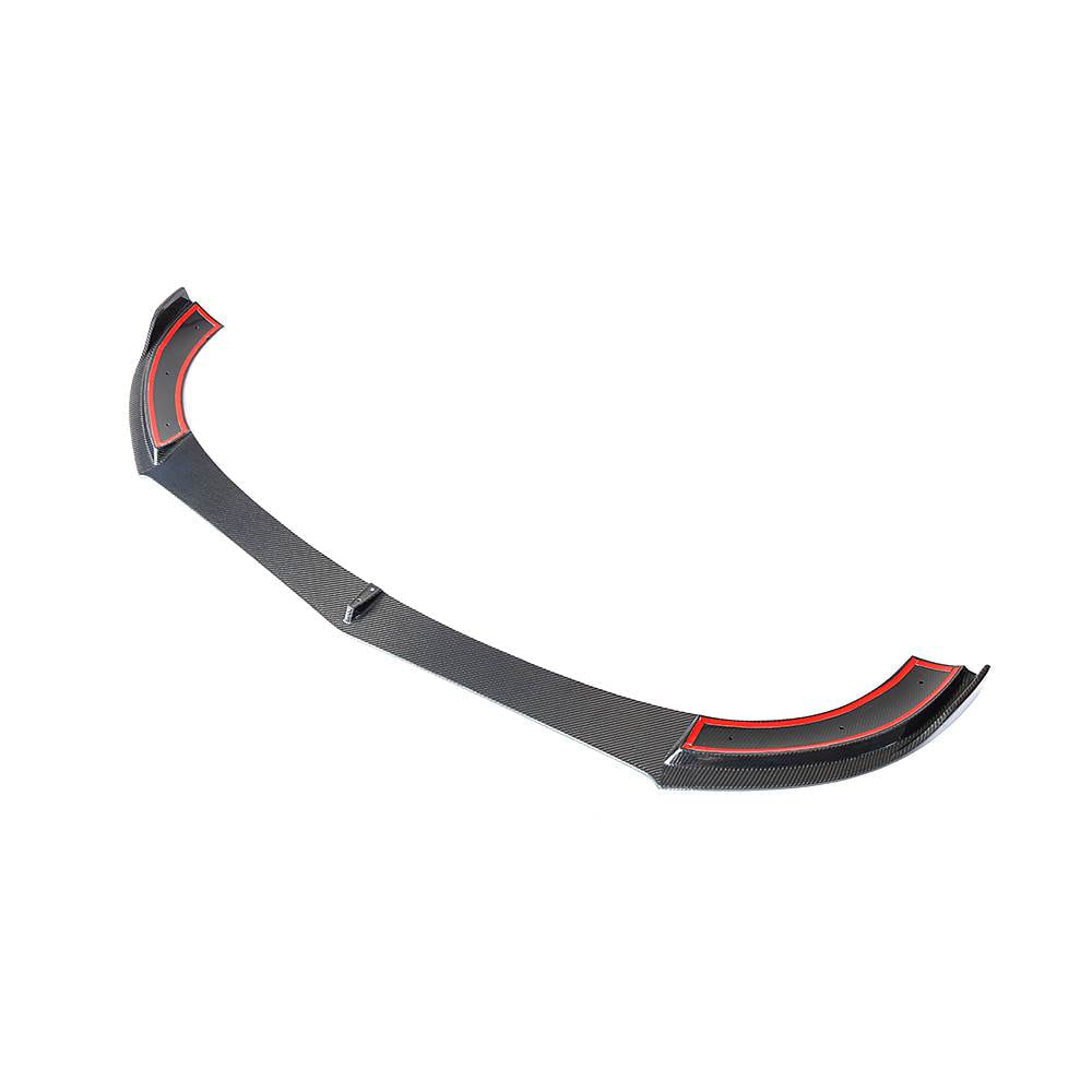 Front Bumper Lip V1 for AMG-Line / E43 AMG 2016-2019, Carbon for Mercedes E-сlass W213 2016-2023 - image 7