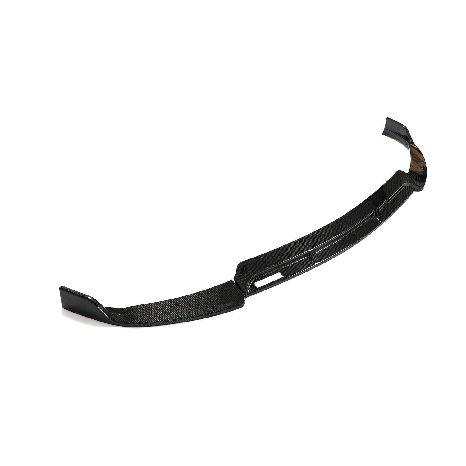 Lip V3 front bumper cover (for C43 AMG 2019-2021, Carbon) for Mercedes C-class W205 2014-2021 - image 8