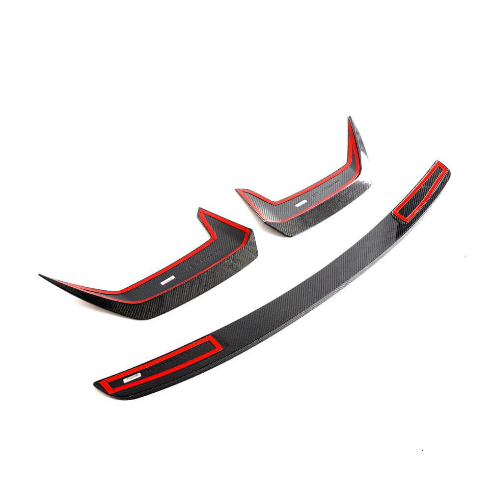 Rear Roof Spoiler Carbon Fiber for Audi Q8 2018- - image 8