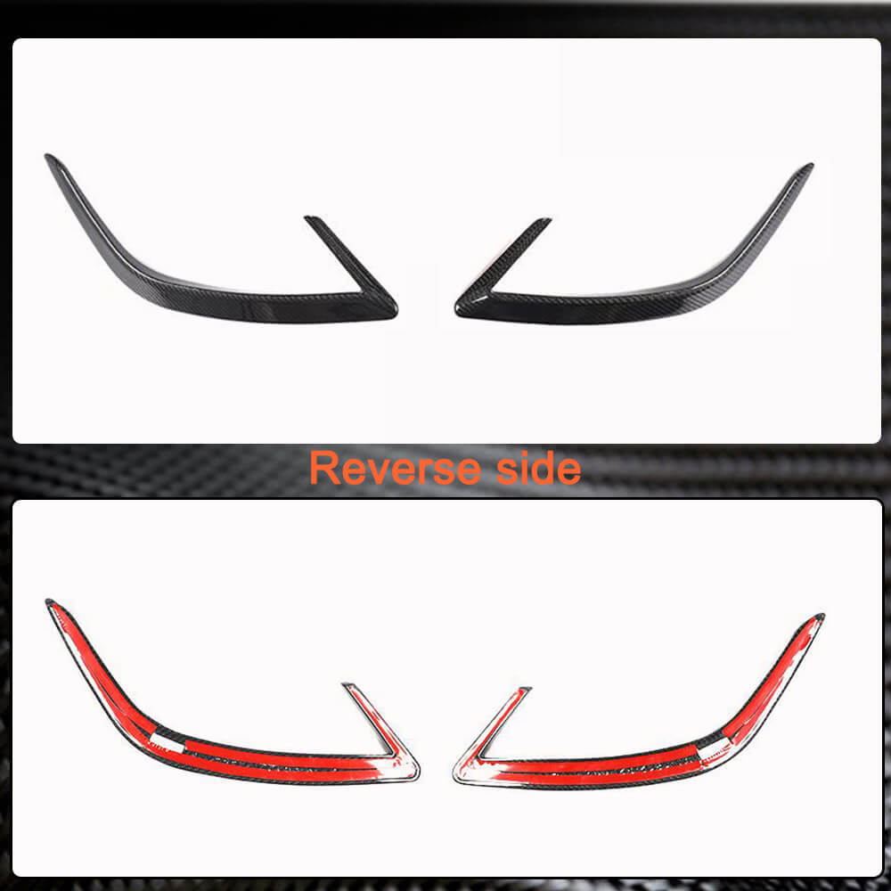Cover on the rear bumper (2017-2020, Carbon) for Kia Stinger - image 8