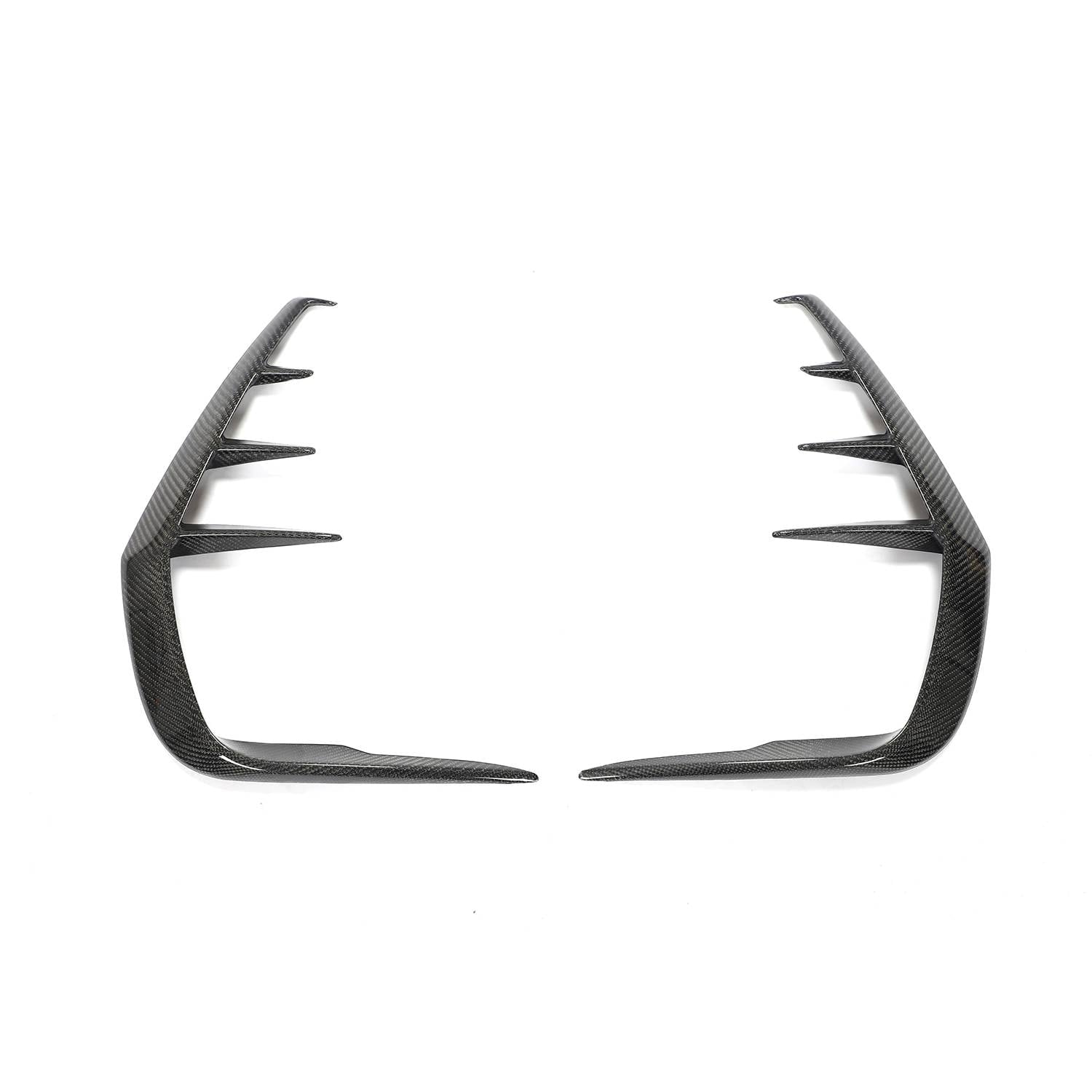 Covers on the rear bumper (for Q60 2016-2022, Carbon) for Infiniti Q50/Q60 2013-2024 - image 8