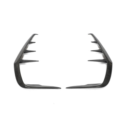 Covers on the rear bumper (for Q60 2016-2022, Carbon) for Infiniti Q50/Q60 2013-2024 - image 8