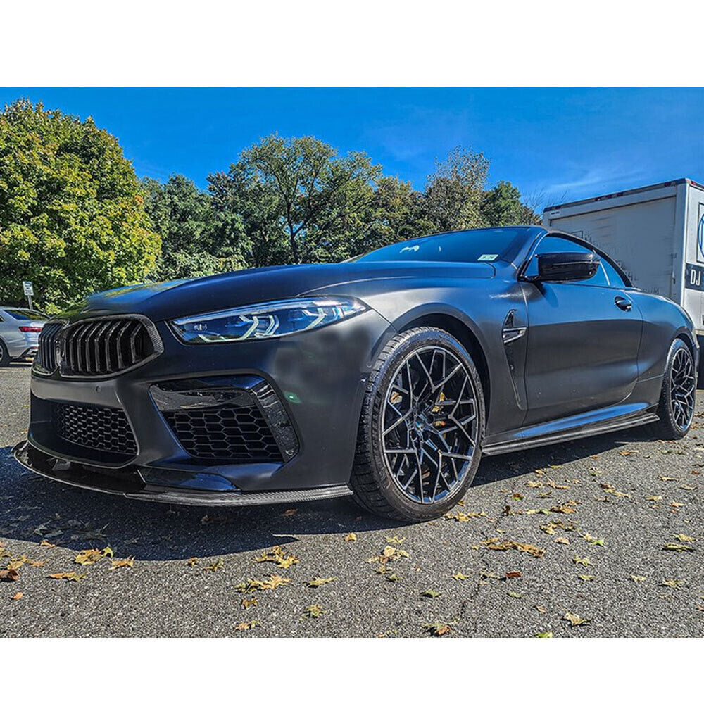 Front Bumper Lip Spoiler (for F91/F92/F93 M8, Carbon) for BMW 8 cерія G14/G15/G16 2018- - image 8