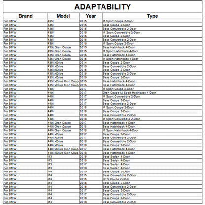 Headlight Eyelids V2 (Carbon) for BMW 4 Series F-32 2012-2020 - image 8