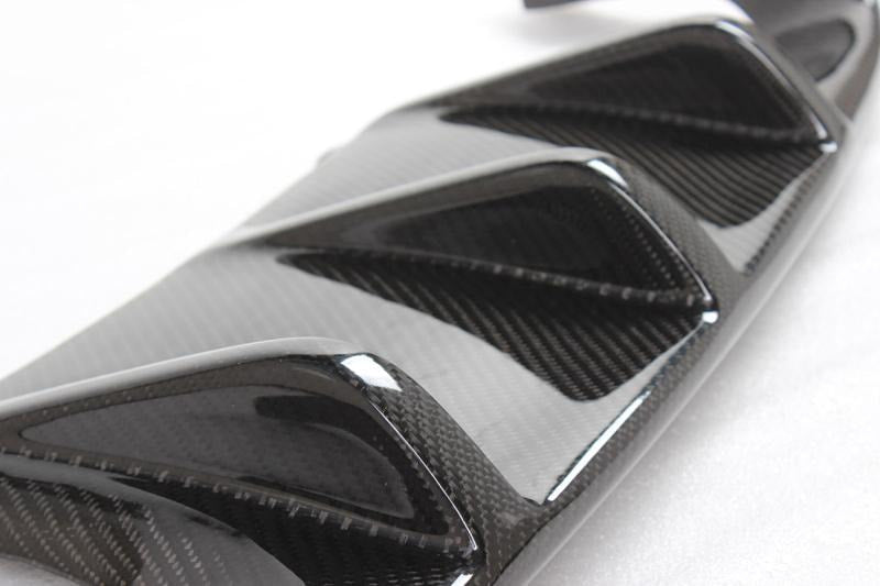 Rear Bumper Diffuser H2-Style for E92/E93 M3, Carbon for BMW 3 Series E-90/91/92/93 2005-2011 - image 8