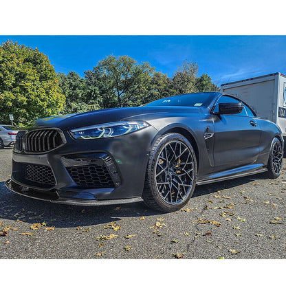 Front Bumper Lip Spoiler (for F91/F92/F93 M8, Carbon) for BMW 8 cерія G14/G15/G16 2018- - image 8