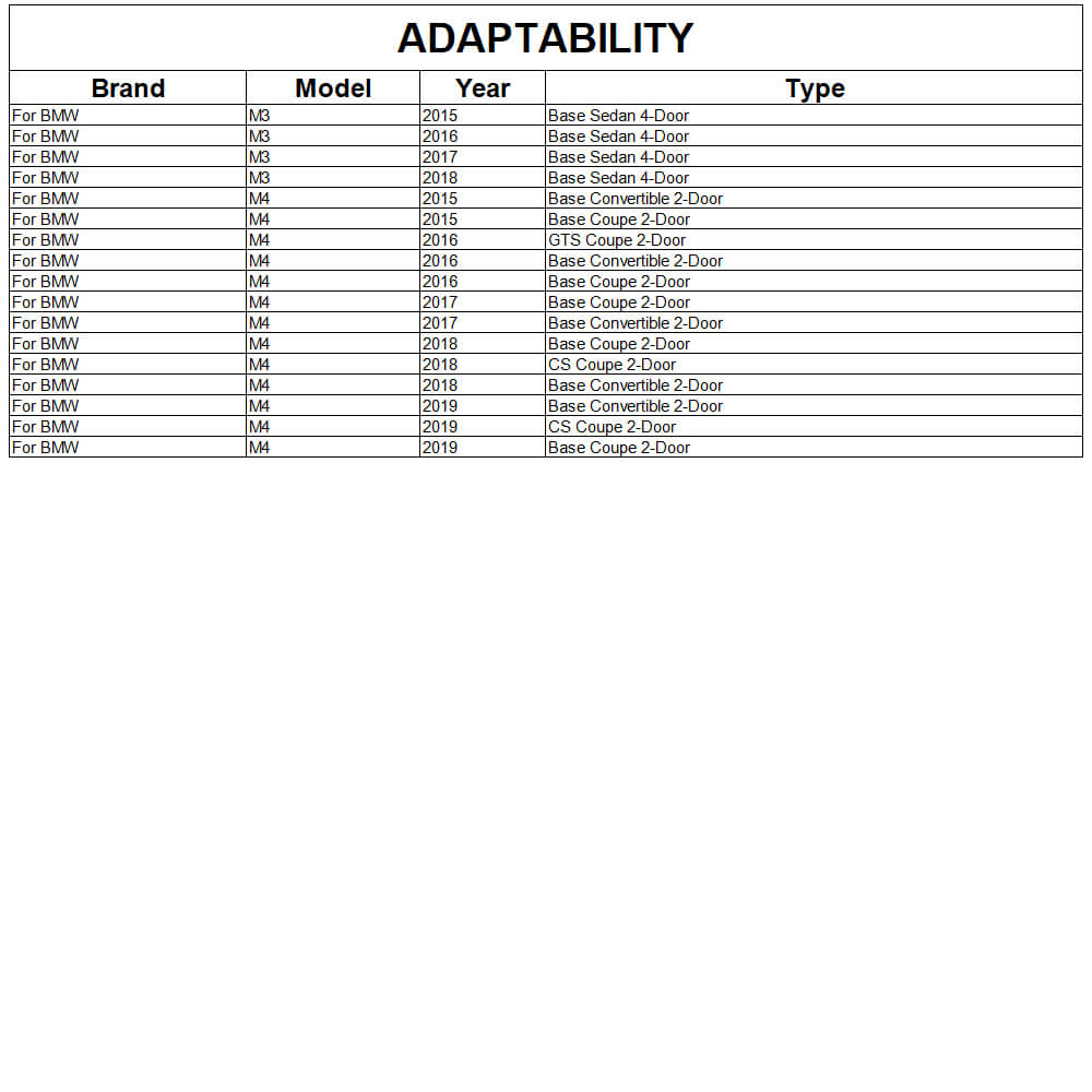 Rear Bumper Diffuser V3 (for F82/F83, Carbon) for BMW 4 Series F-32 2012-2020 - image 8