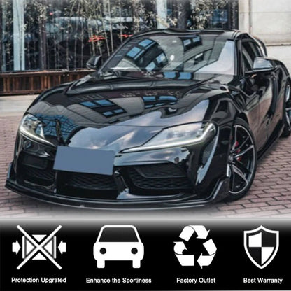 Cover on the front bumper Lip V2 (Carbon) for Toyota Supra 2019- - image 8