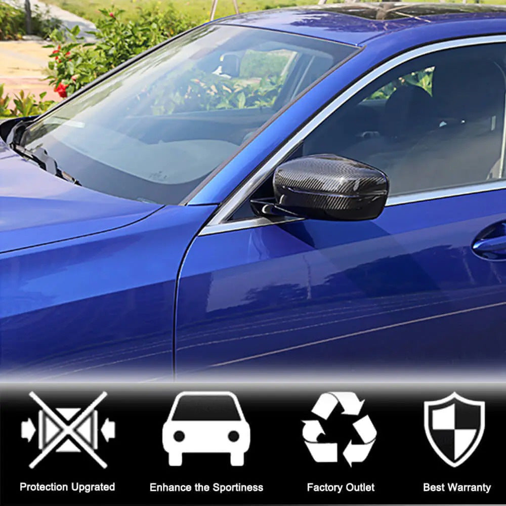 Mirror Caps M-Look V1 (Carbon) for BMW 7 Series G11/G12 2015-2022 - image 2