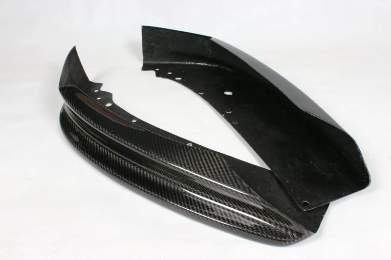 Front Bumper Flap Extensions (for E90 2008-2011 Base, Carbon) for BMW 3 Series E90/E91 2005-2011 - image 8